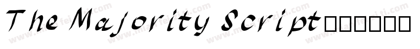 The Majority Script字体转换